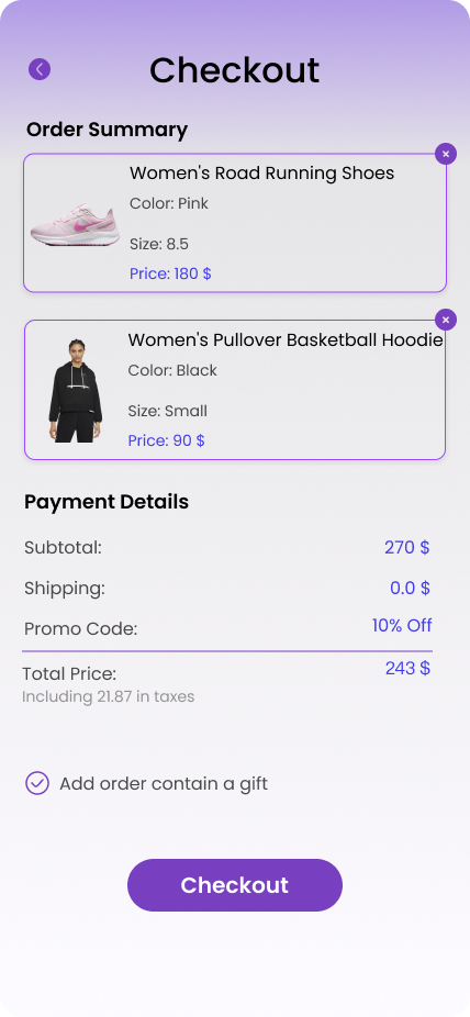 UI Challenge screen 5